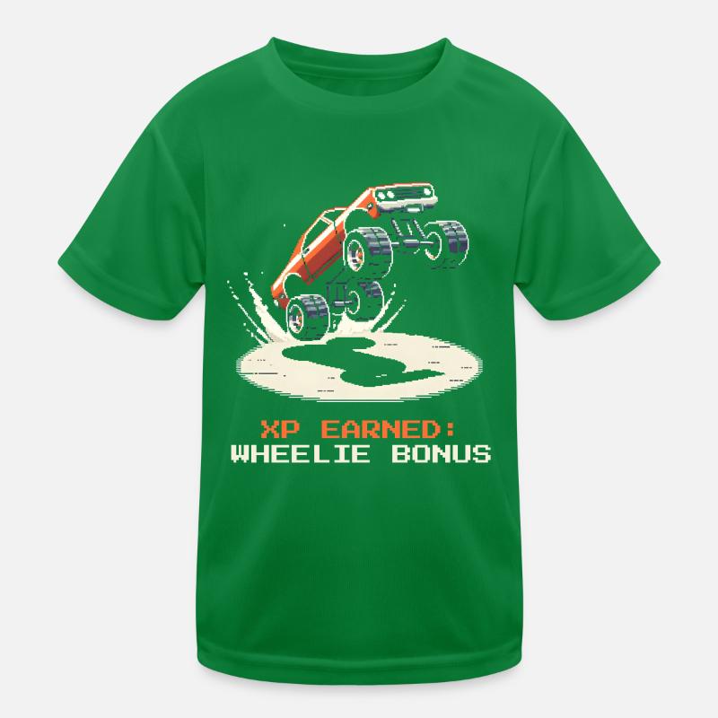 XP: Wheelie Bonus | RC Stunts Kids Functional T-Shirt