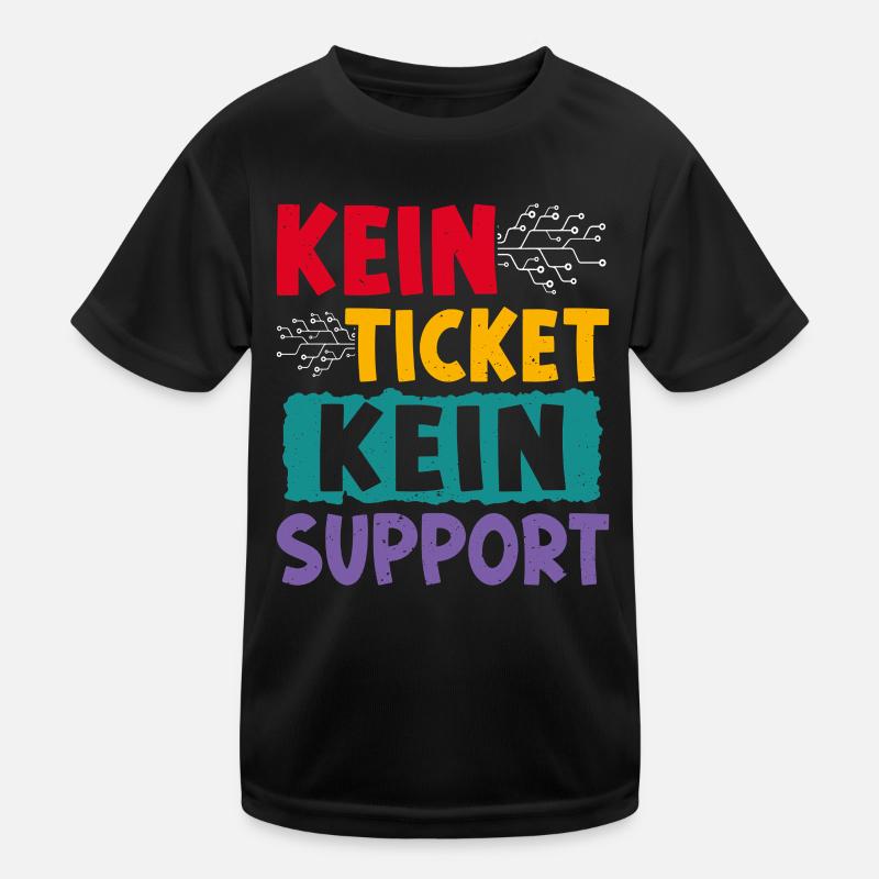 Ordinateur de nerd PAS DE TICKET PAS DE PROBLÈME DRÔLE T-shirt sport Enfant