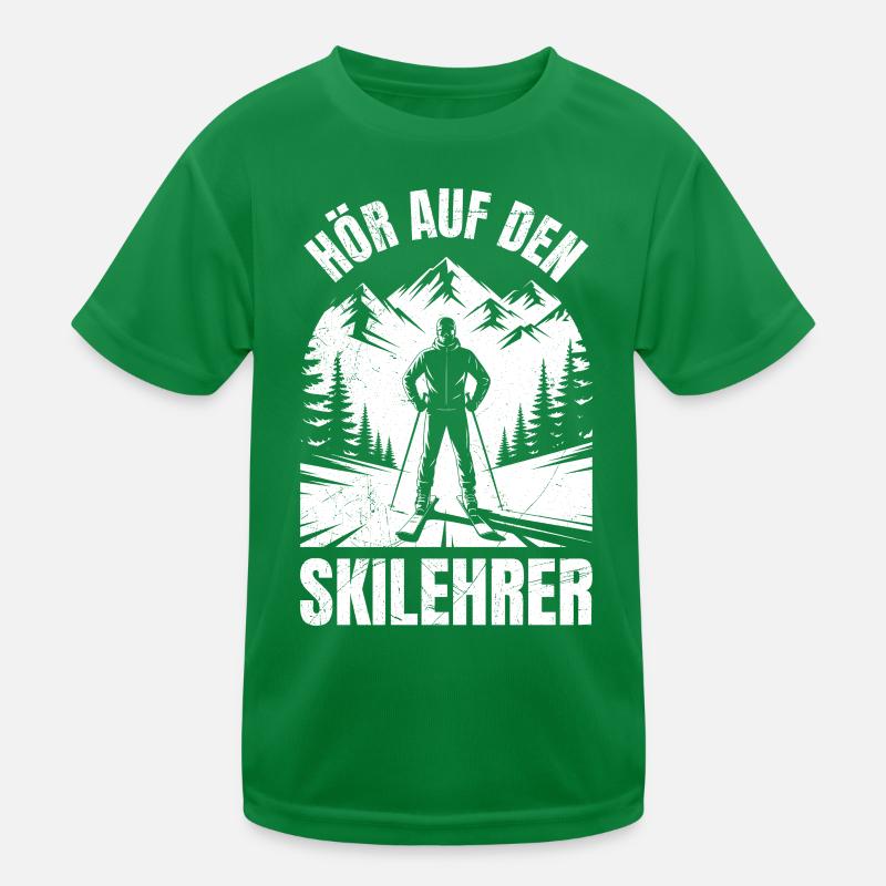 Skiing BE GOOD TO THE SKI INSTRUCTOR FUNNY Kids Functional T-Shirt