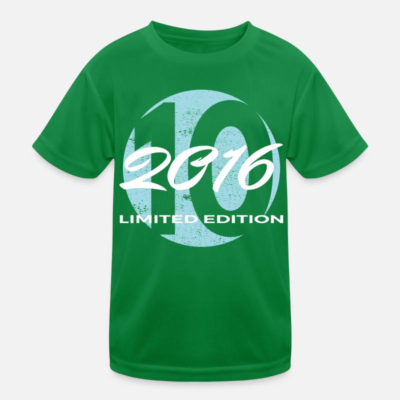 10e anniversaire 2016 cadeau garçons et filles T-shirt sport Enfant