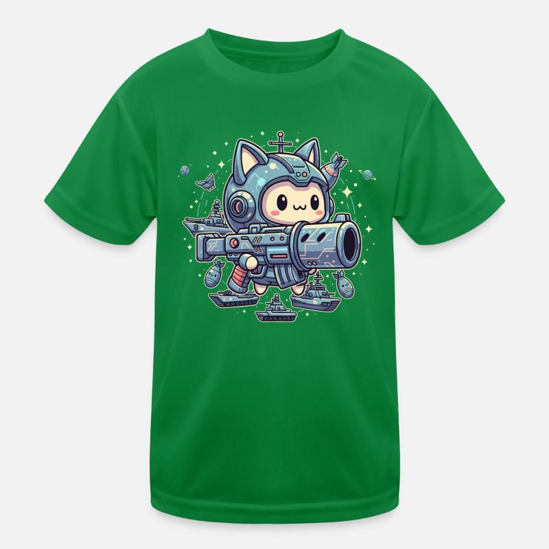 Space Cutie Warrior Kids Functional T-Shirt