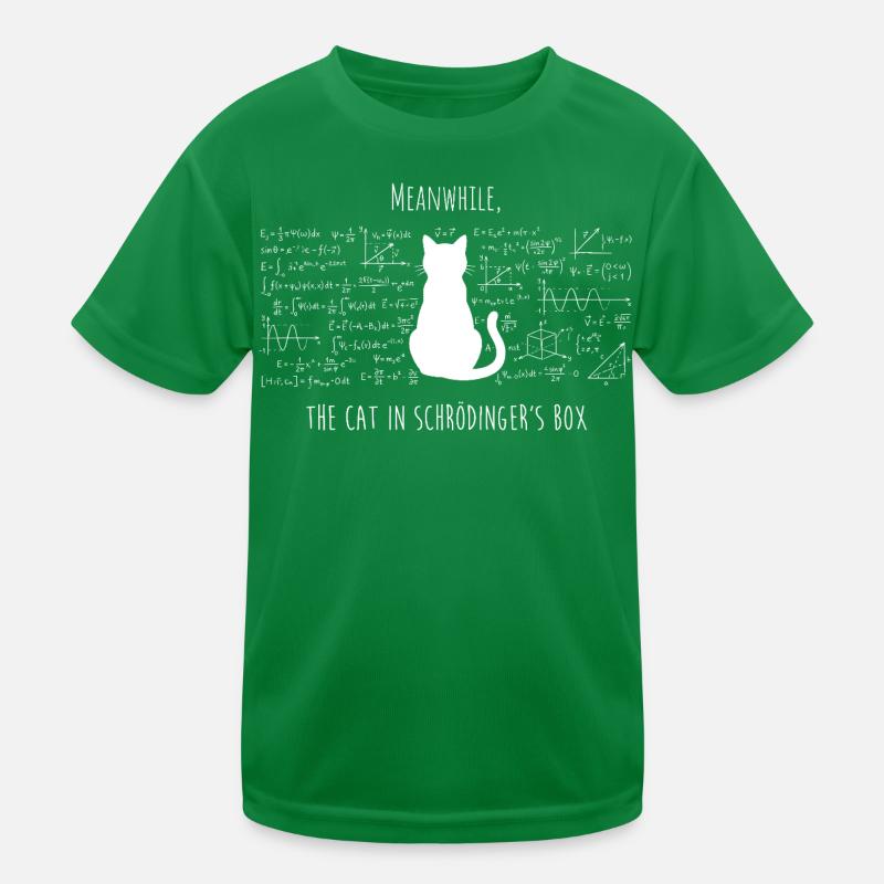 Schrödingers Katze – Physik & Wissenschaft Design Kinder Funktions-T-Shirt