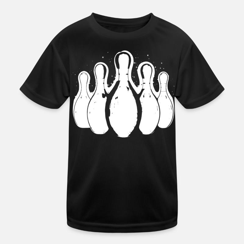Bowling Kinder Funktions-T-Shirt