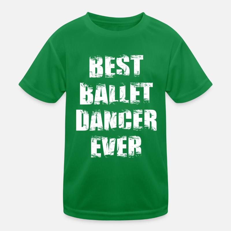 Best Ballerina Kids Functional T-Shirt