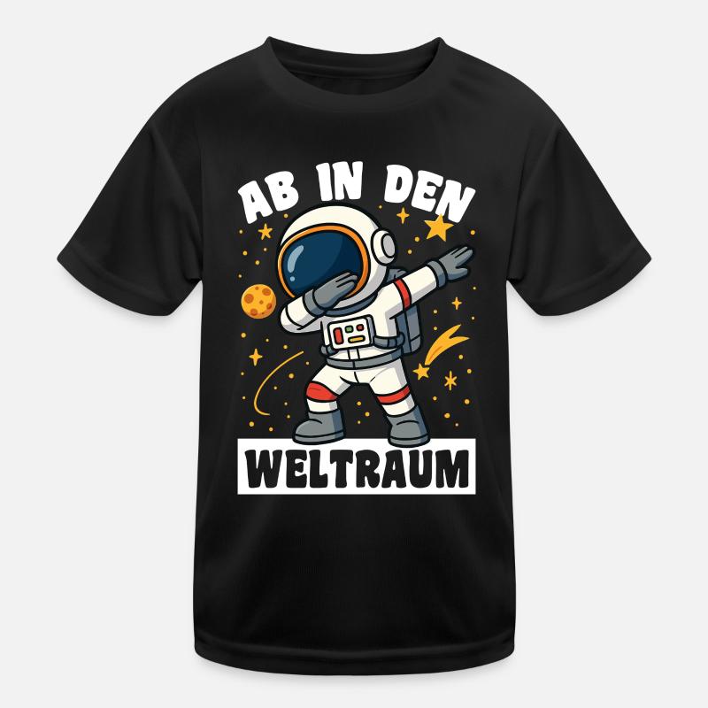 Astronauten Kinder Kinder Funktions-T-Shirt
