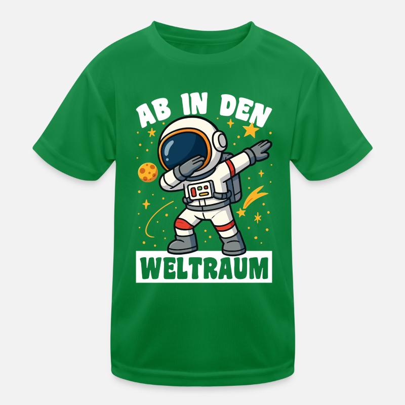 Astronauten Kinder Kinder Funktions-T-Shirt