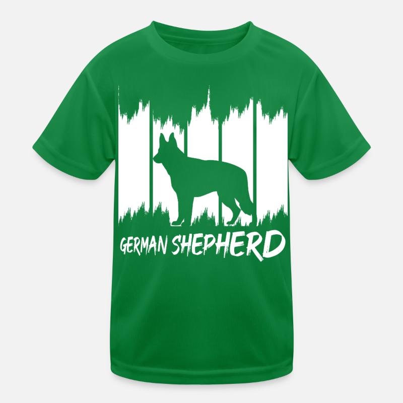 German Shepherd Kinder Funktions-T-Shirt