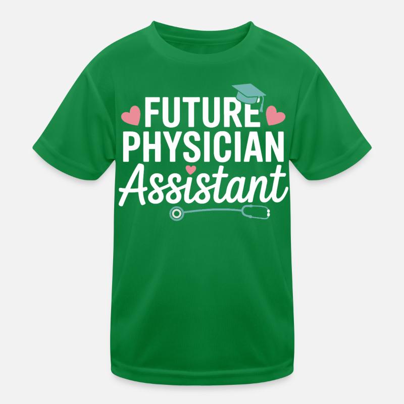 Future Physician Assistant Style Kids Functional T-Shirt