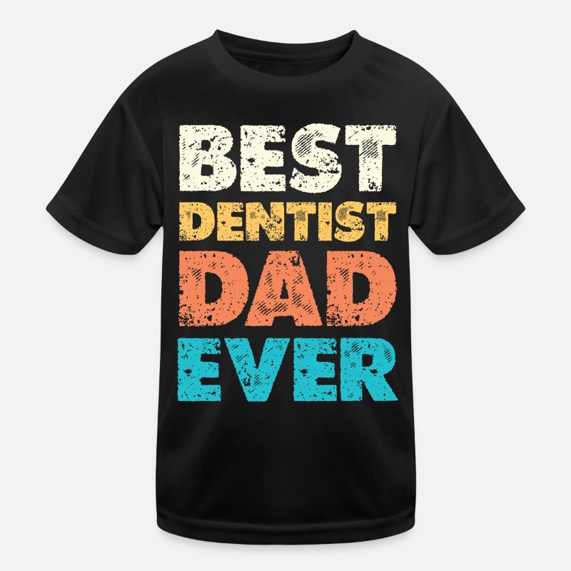 Bester Zahnarzt-Vater Aller Zeiten Kinder Funktions-T-Shirt