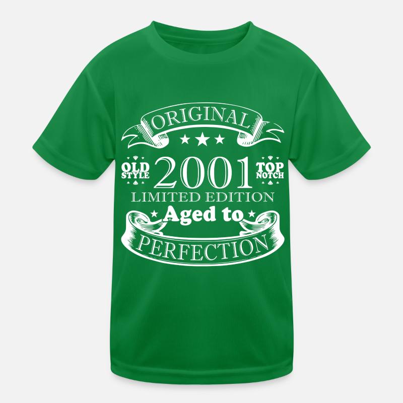Né en 2001 T-shirt sport Enfant