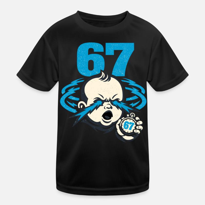 67 six seven - gen z Kinder Funktions-T-Shirt