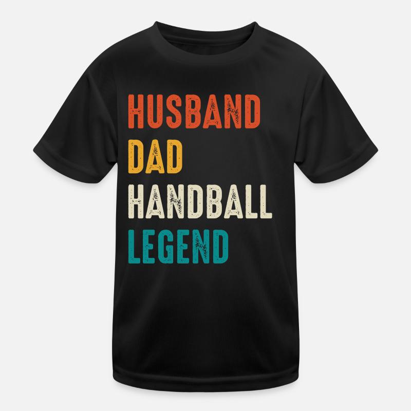 Handball Legende Vater Ehemann Kinder Funktions-T-Shirt