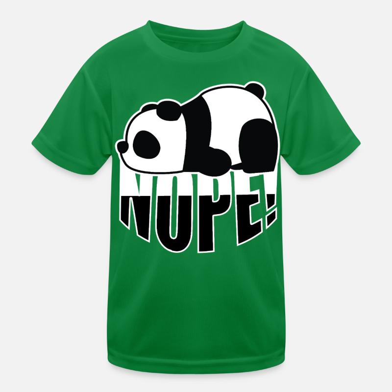 Panda Nope Kinder Funktions-T-Shirt