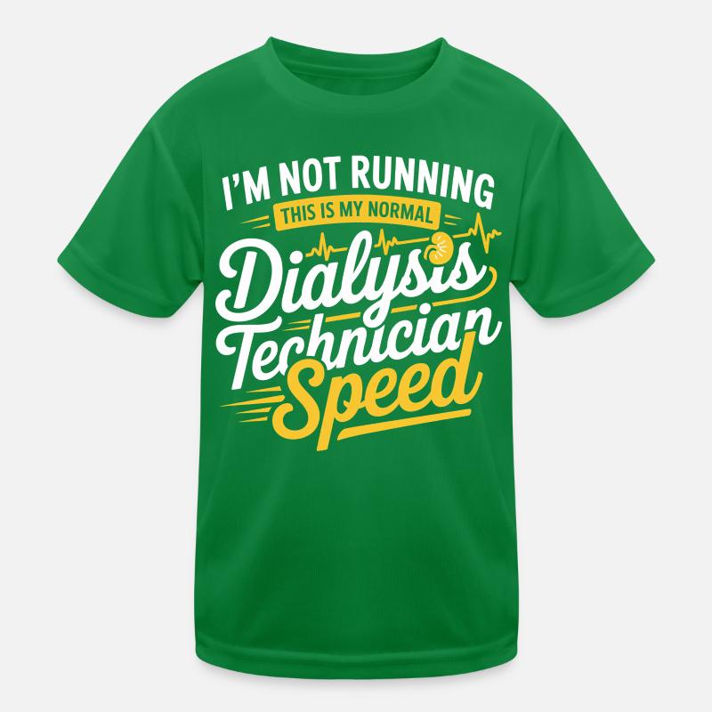 Dialyse-Techniker Tempo Kinder Funktions-T-Shirt