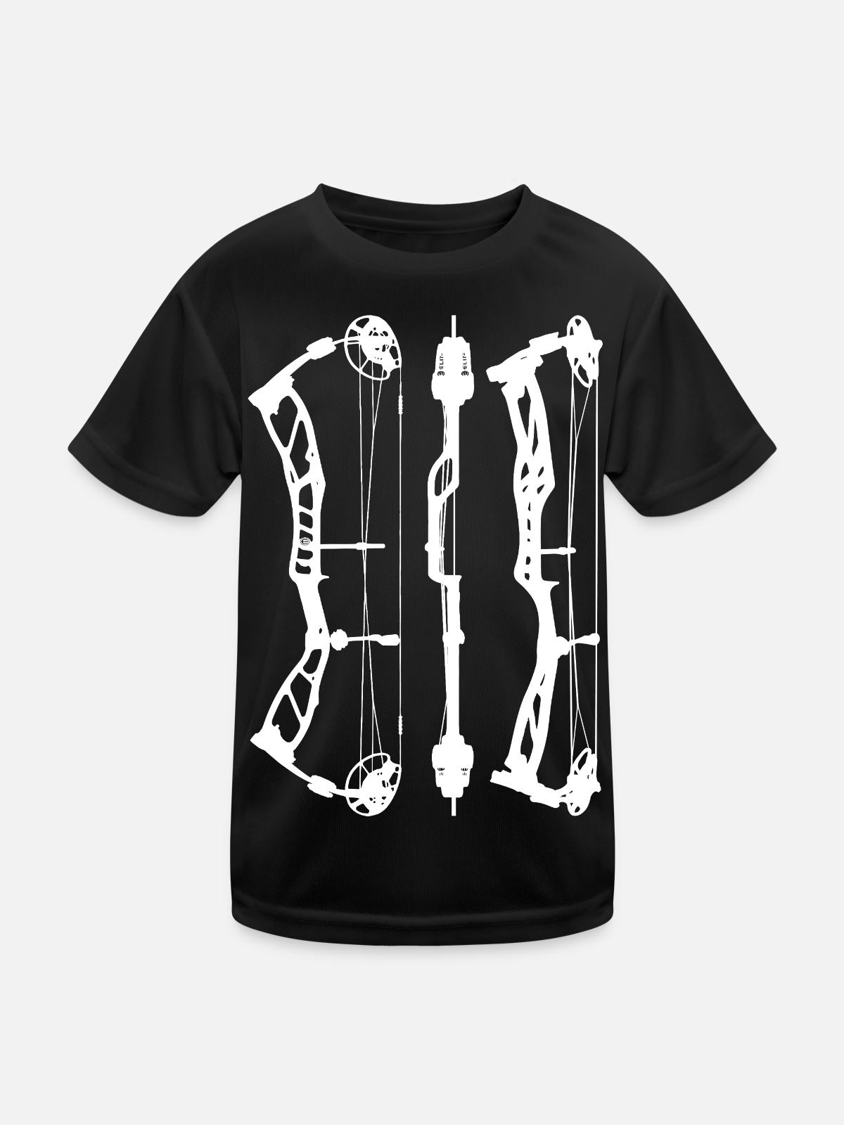 EliteBasin_PlanW - Kids Functional T-Shirt - black - Front