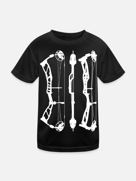 EliteBasin_PlanW - Kids Functional T-Shirt - black - Front