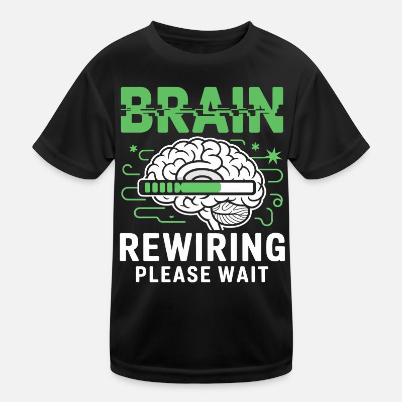 Brain Restart Please Wait Kids Functional T-Shirt
