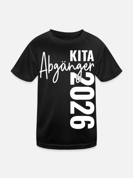 Daycare graduates 2026 - Kids Functional T-Shirt - black - Front
