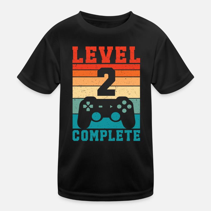 2.Geburtstag - 2 jahre level 2 complete Baby Kinder Funktions-T-Shirt
