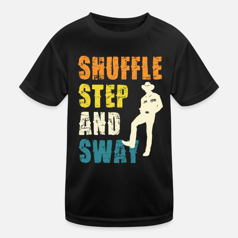 Shuffle Step und Sway Kinder Funktions-T-Shirt
