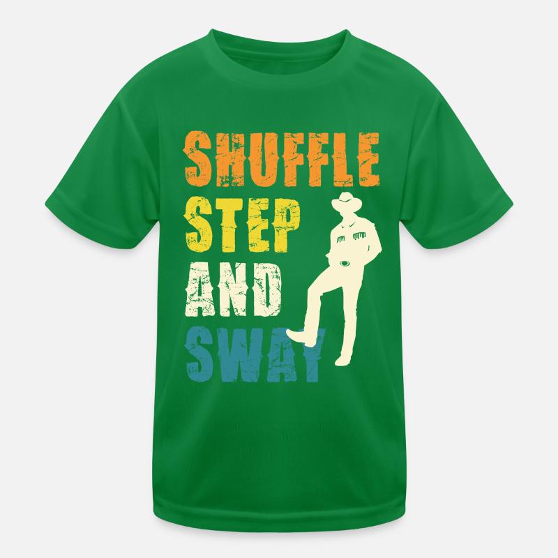 Shuffle Step und Sway Kinder Funktions-T-Shirt
