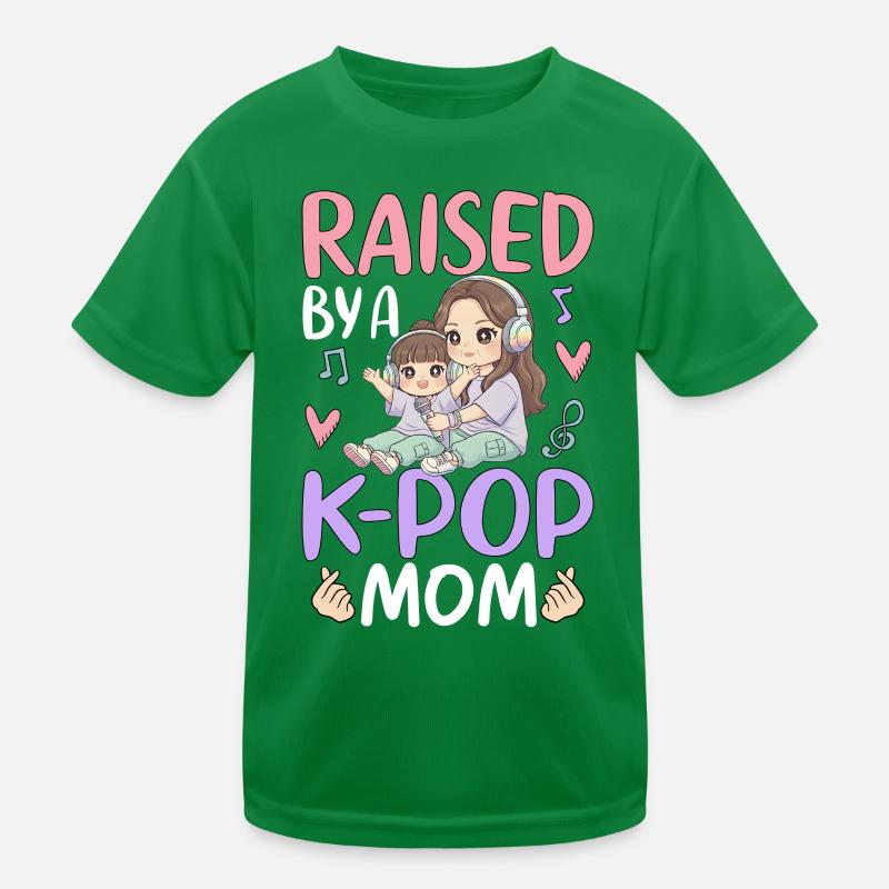 Élevée par une maman K-Pop T-shirt sport Enfant