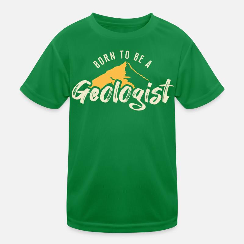 Born to become a geologist Kids Functional T-Shirt