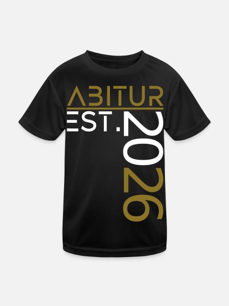Abitur 2026 - Kids Functional T-Shirt - black - Front