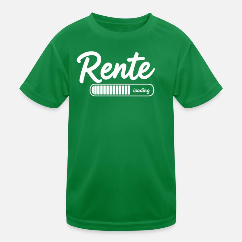 Rente 2026 loading Endlich Ruhestand Kinder Funktions-T-Shirt