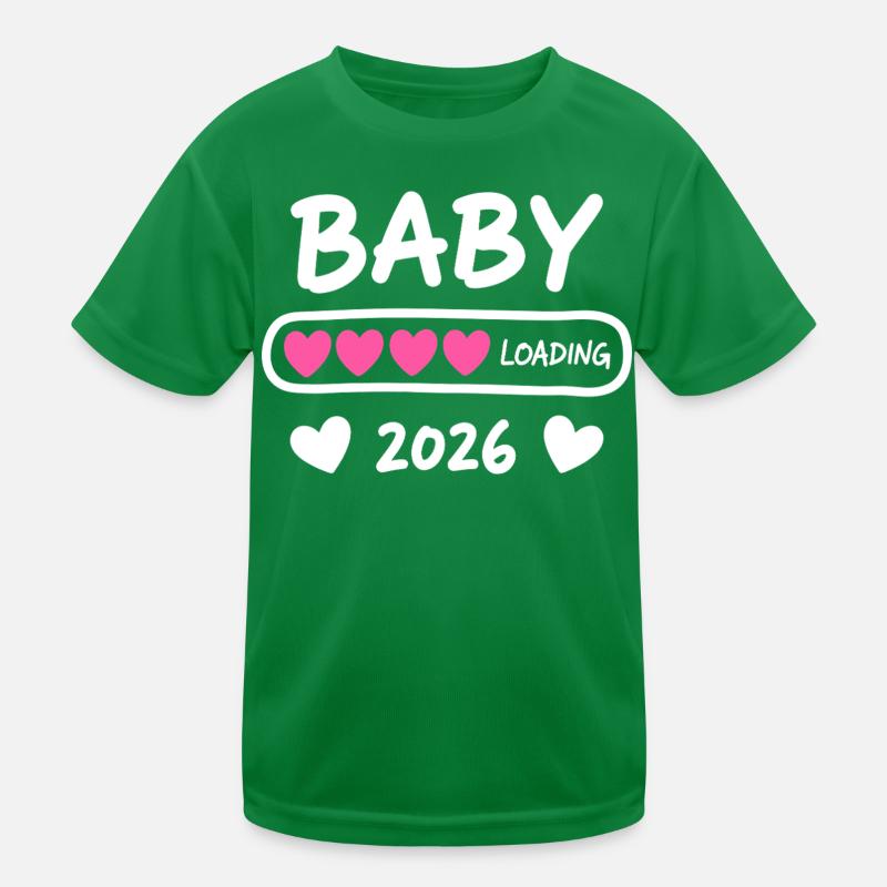 Baby Loading 2026 Parents enceintes T-shirt sport Enfant