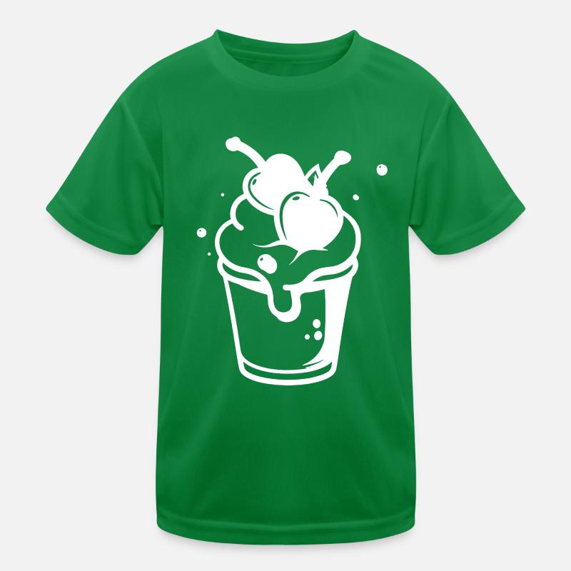 Dessin de coupe glacée T-shirt sport Enfant