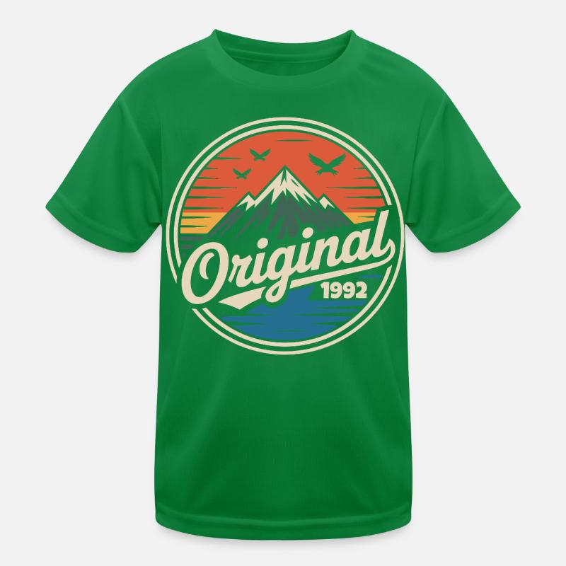 Originaler Retro-Geburtstag von 1992 Kinder Funktions-T-Shirt