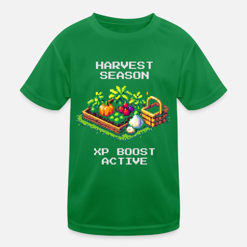 Bonus de temps de récolte actif | Récolte et autosuffisance T-shirt sport Enfant