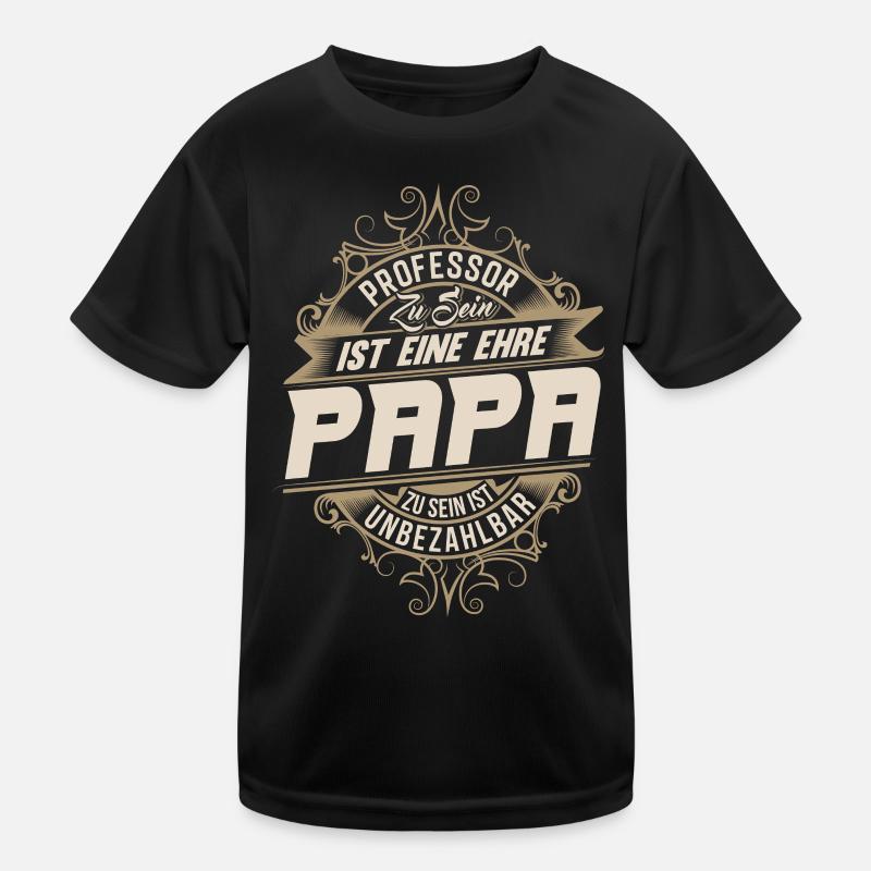 Professor Papa Kinder Funktions-T-Shirt
