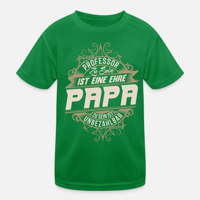 Professor Papa Kinder Funktions-T-Shirt