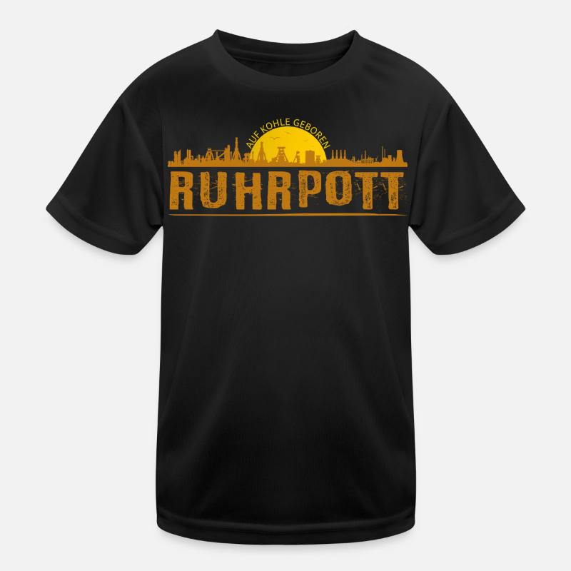 Ruhrpott Skyline Kids Functional T-Shirt