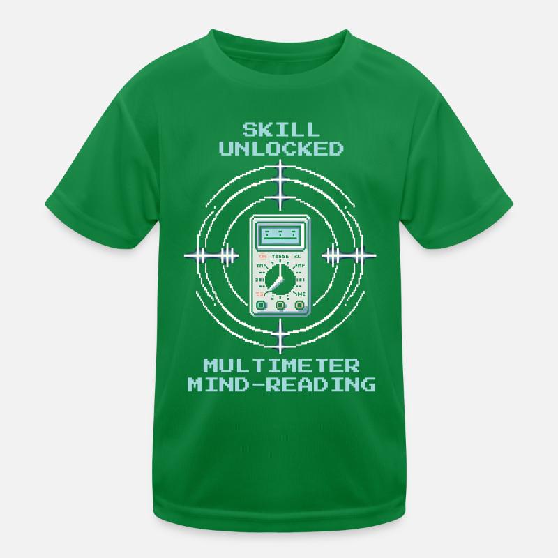 Multimeter-Mindreading | Messen Elektriker Kinder Funktions-T-Shirt