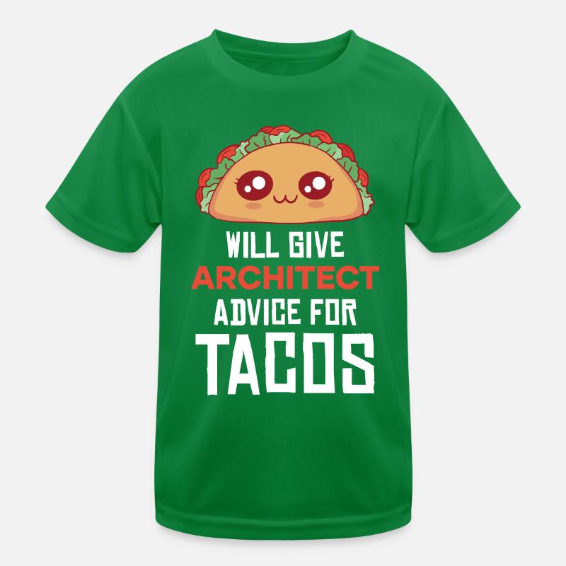 Conseils pour un architecte taco : dire T-shirt sport Enfant