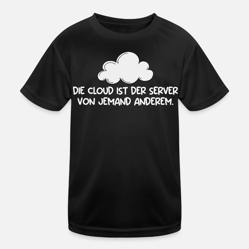 Technical Support THE CLOUD IS THE SERVER Kids Functional T-Shirt