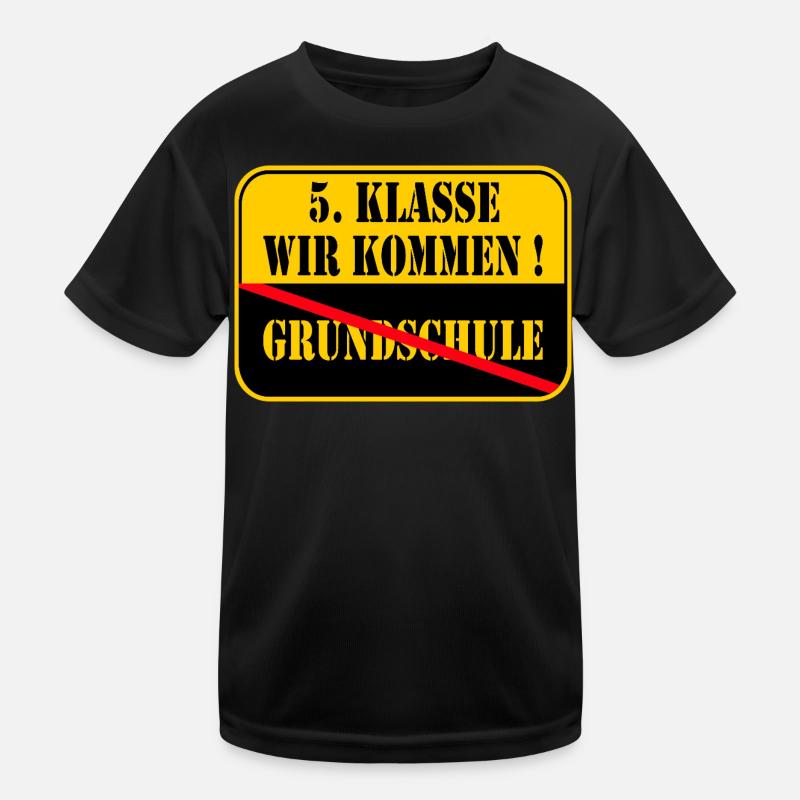 5. Klasse Kinder Funktions-T-Shirt