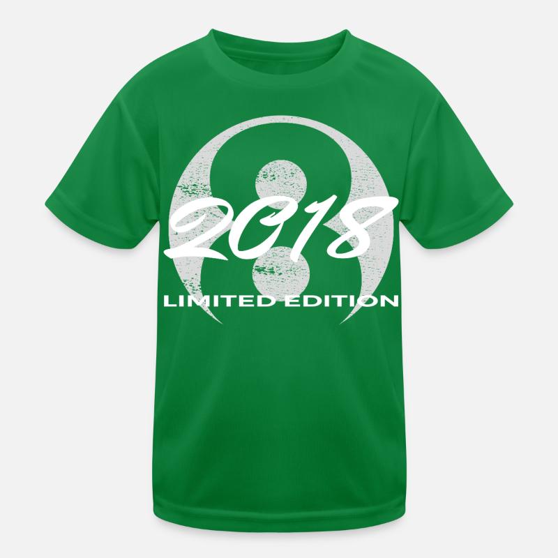 8. Geburtstag 2018 Jungen und Mädchen Geschenk Kinder Funktions-T-Shirt