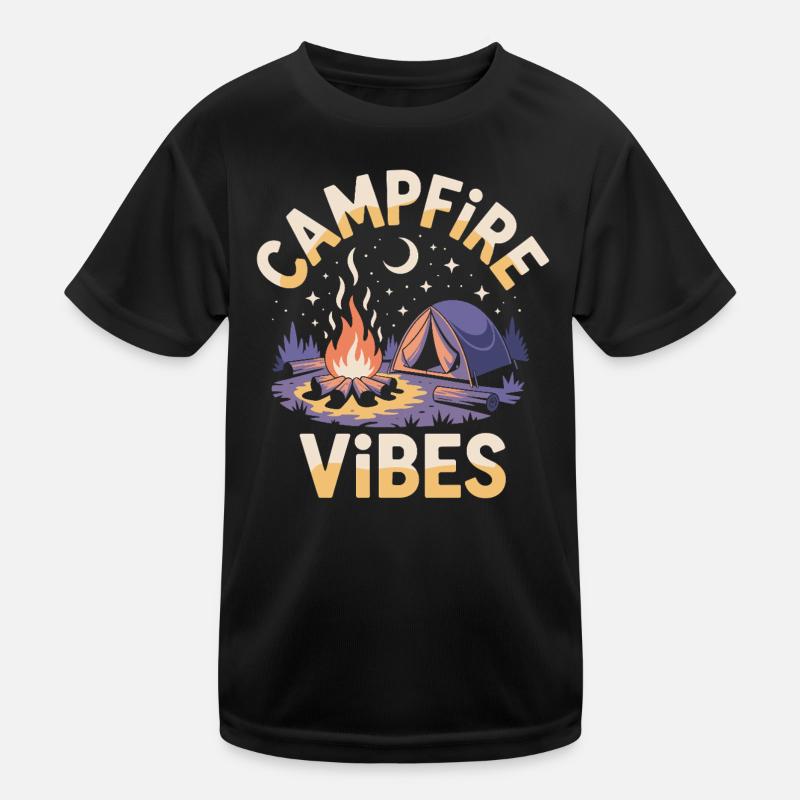 Campfire Vibes Kids Functional T-Shirt