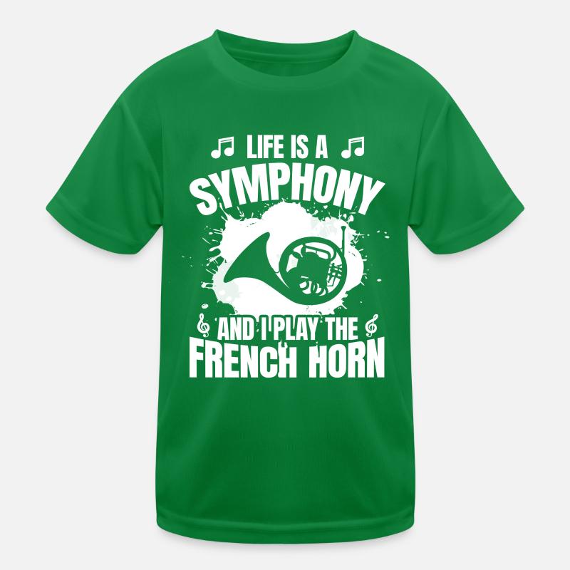 Life is a symphony Kids Functional T-Shirt