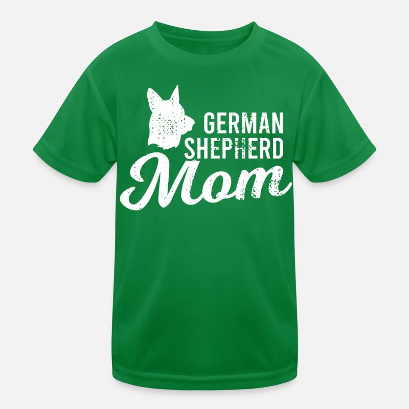 German Shepherd Mom Kinder Funktions-T-Shirt