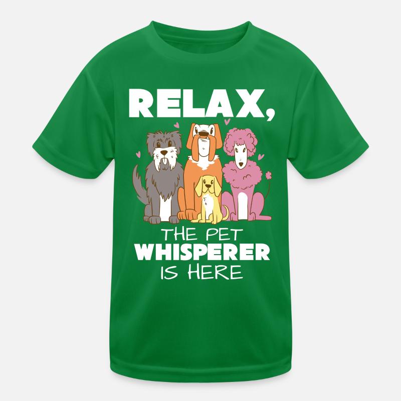 Relax, Der Tierflüsterer Ist Hier Kinder Funktions-T-Shirt