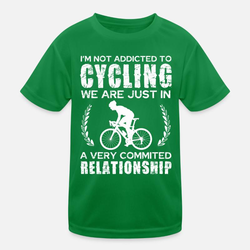 Amour à vélo — Dans une relation engagée T-shirt sport Enfant