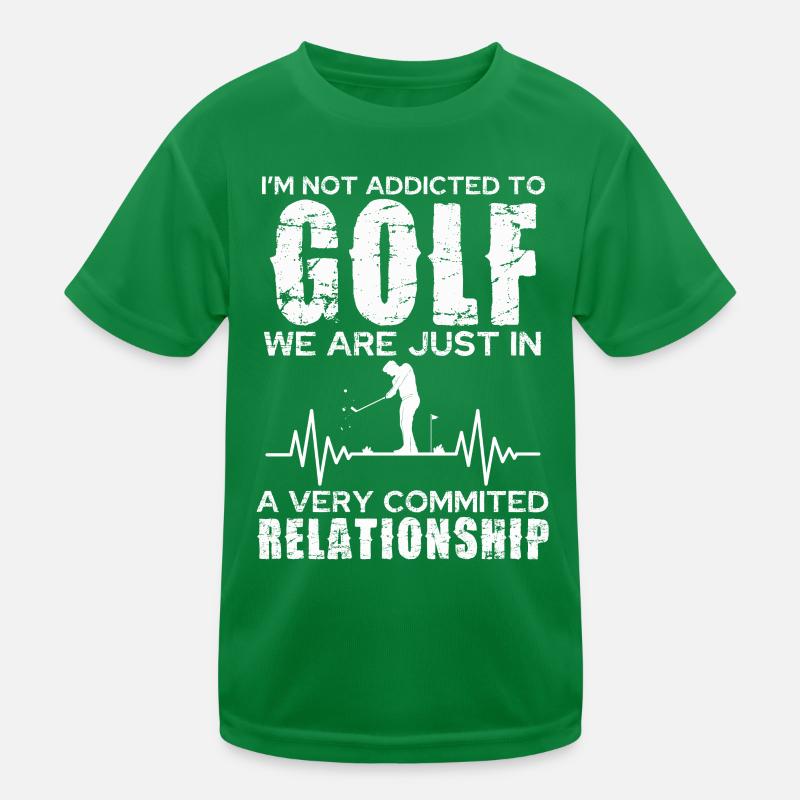 Relation golfeuse : passion engagée T-shirt sport Enfant