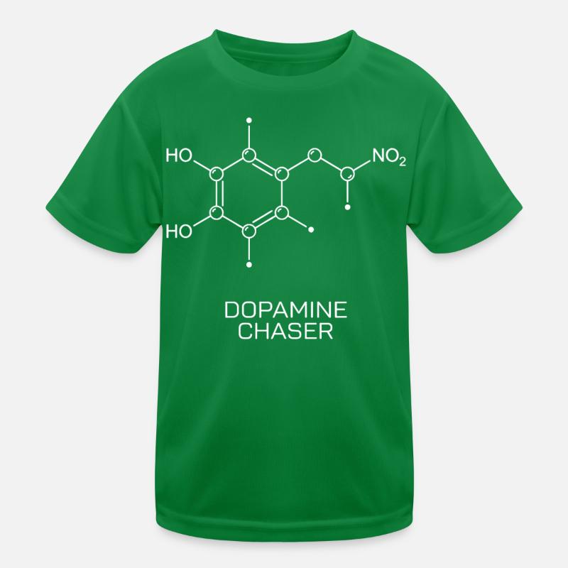 Dopamine Chaser Molekül Kinder Funktions-T-Shirt