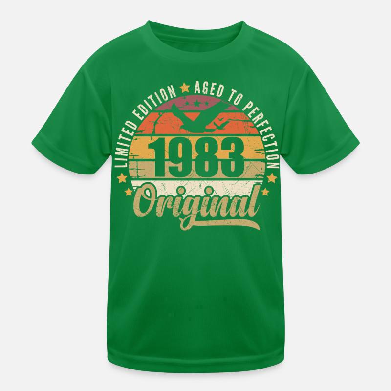 Geburtstagsgeschenk 1983 Original 1983 Kinder Funktions-T-Shirt