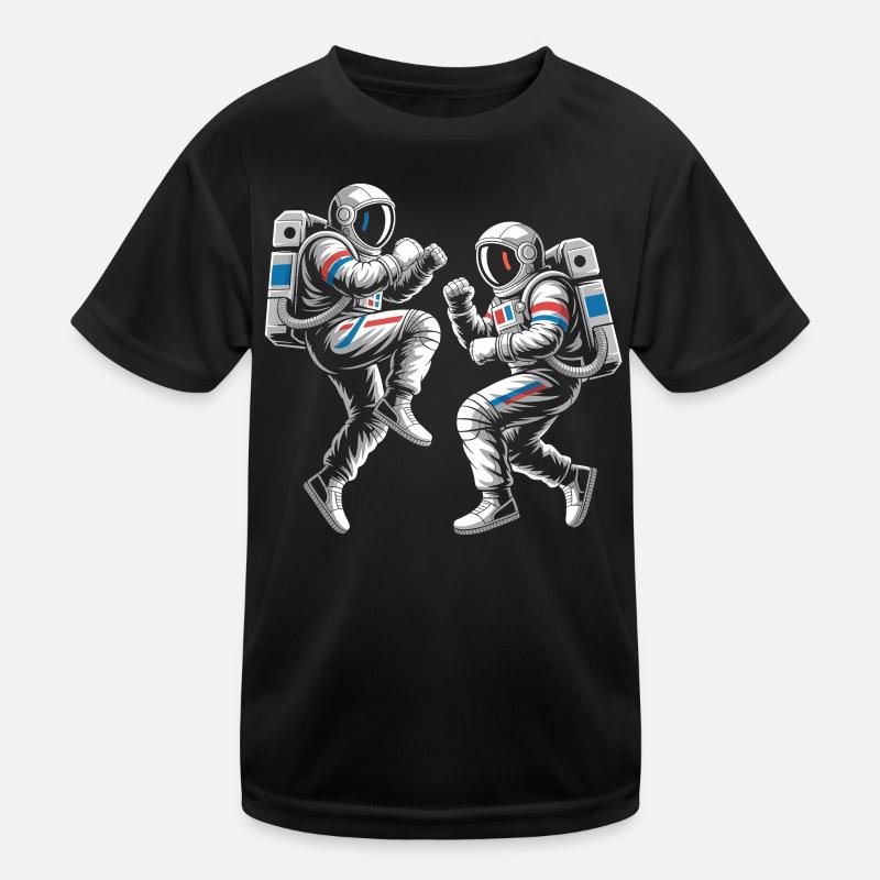 Duels d’astronautes dans un style rétro T-shirt sport Enfant